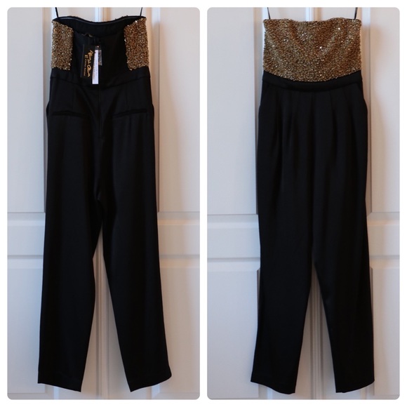 ALICE + OLIVIA Jeri Embellished Jumpsuit - Picture 8 of 13